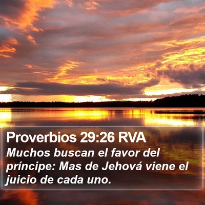 Proverbios 29:26 RVA Bible Verse Image