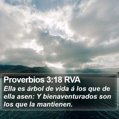 Proverbios 3:18 RVA Bible Verse Image