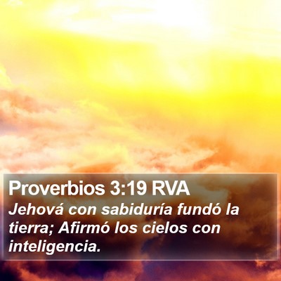 Proverbios 3:19 RVA Bible Verse Image
