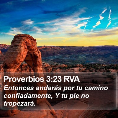 Proverbios 3:23 RVA Bible Verse Image