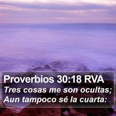 Proverbios 30:18 RVA Bible Verse Image