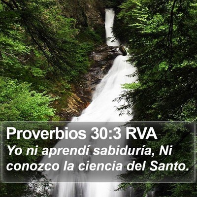 Proverbios 30:3 RVA Bible Verse Image