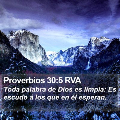Proverbios 30:5 RVA Bible Verse Image