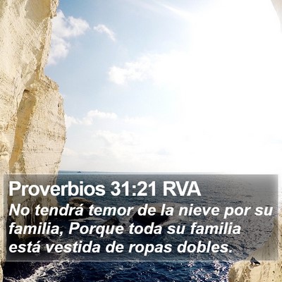 Proverbios 31:21 RVA Bible Verse Image