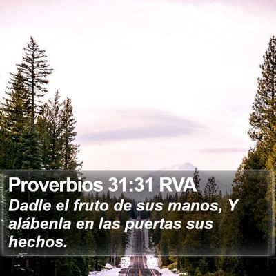 Proverbios 31:31 RVA Bible Verse Image