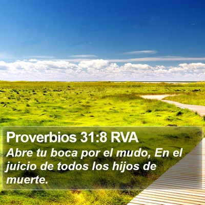 Proverbios 31:8 RVA Bible Verse Image