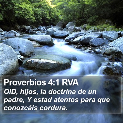 Proverbios 4:1 RVA Bible Verse Image