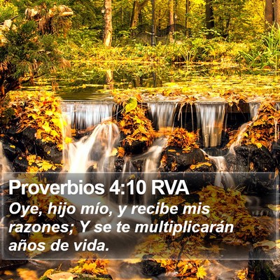 Proverbios 4:10 RVA Bible Verse Image