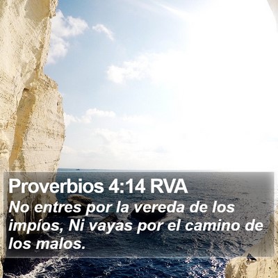 Proverbios 4:14 RVA Bible Verse Image