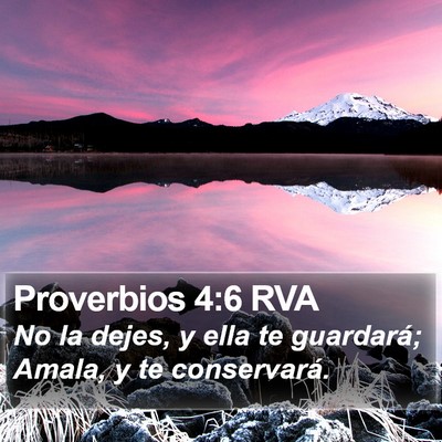 Proverbios 4:6 RVA Bible Verse Image