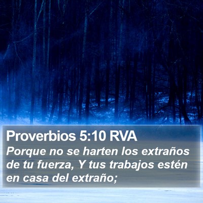 Proverbios 5:10 RVA Bible Verse Image