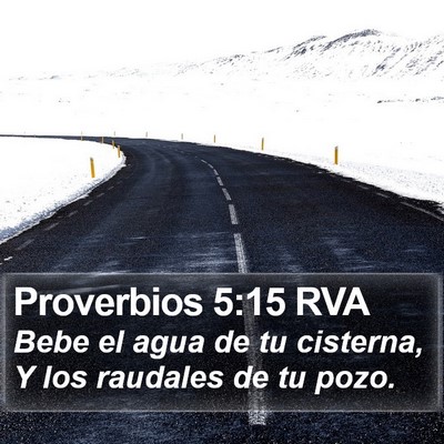 Proverbios 5:15 RVA Bible Verse Image