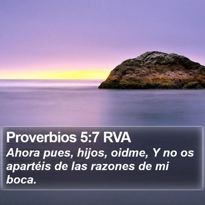 Proverbios 5:7 RVA Bible Verse Image