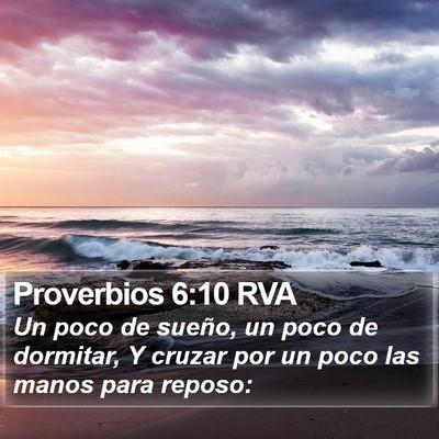 Proverbios 6:10 RVA Bible Verse Image