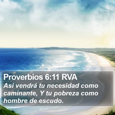 Proverbios 6:11 RVA Bible Verse Image