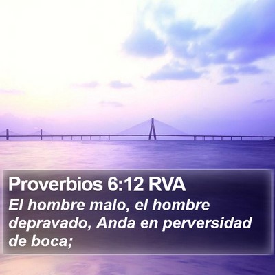 Proverbios 6:12 RVA Bible Verse Image