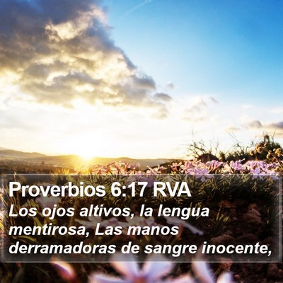 Proverbios 6:17 RVA Bible Verse Image