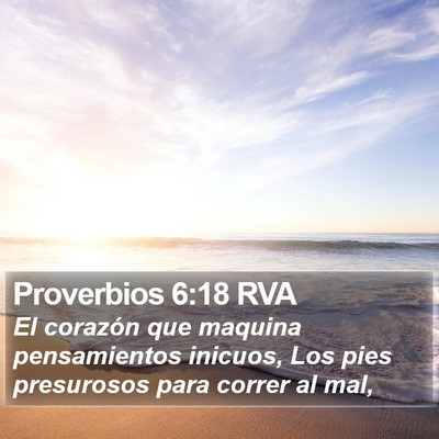 Proverbios 6:18 RVA Bible Verse Image