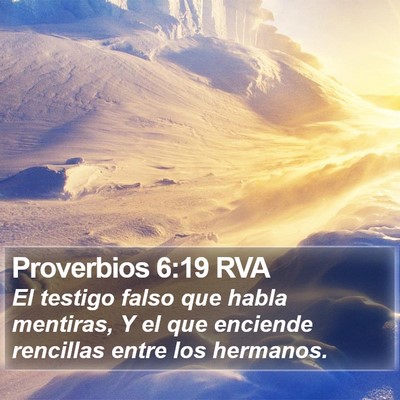 Proverbios 6:19 RVA Bible Verse Image