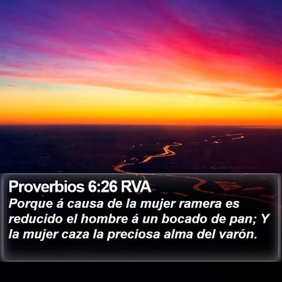 Proverbios 6:26 RVA Bible Verse Image
