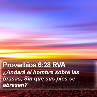 Proverbios 6:28 RVA Bible Verse Image