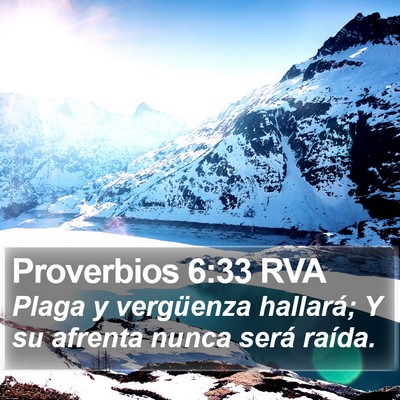 Proverbios 6:33 RVA Bible Verse Image