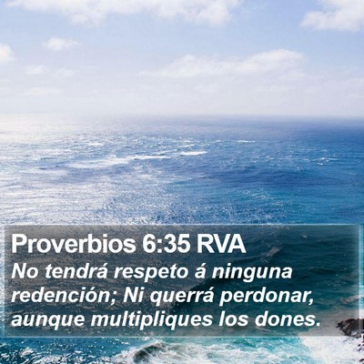 Proverbios 6:35 RVA Bible Verse Image