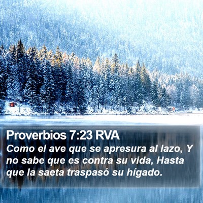 Proverbios 7:23 RVA Bible Verse Image