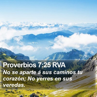 Proverbios 7:25 RVA Bible Verse Image