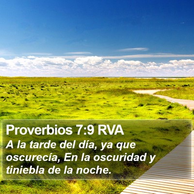 Proverbios 7:9 RVA Bible Verse Image