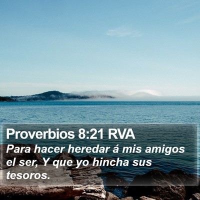 Proverbios 8:21 RVA Bible Verse Image