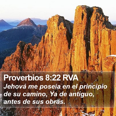 Proverbios 8:22 RVA Bible Verse Image