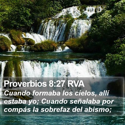 Proverbios 8:27 RVA Bible Verse Image