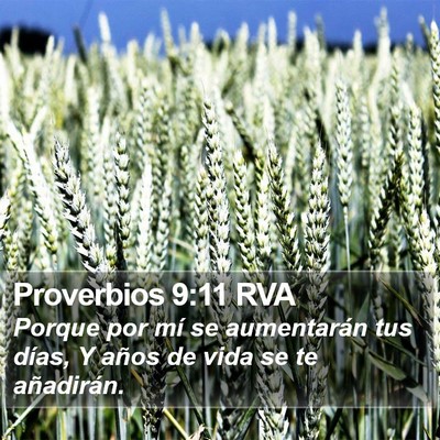 Proverbios 9:11 RVA Bible Verse Image