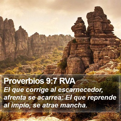 Proverbios 9:7 RVA Bible Verse Image