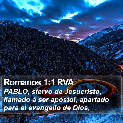Romanos 1:1 RVA Bible Verse Image