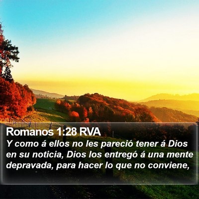 Romanos 1:28 RVA Bible Verse Image