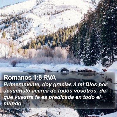 Romanos 1:8 RVA Bible Verse Image