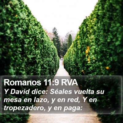 Romanos 11:9 RVA Bible Verse Image