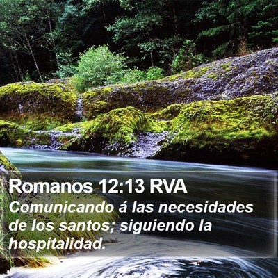 Romanos 12:13 RVA Bible Verse Image