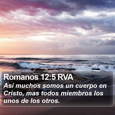 Romanos 12:5 RVA Bible Verse Image