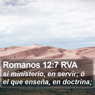 Romanos 12:7 RVA Bible Verse Image