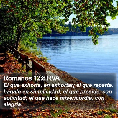 Romanos 12:8 RVA Bible Verse Image