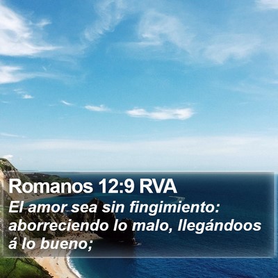 Romanos 12:9 RVA Bible Verse Image