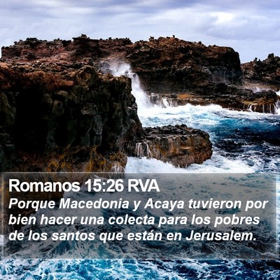 Romanos 15:26 RVA Bible Verse Image