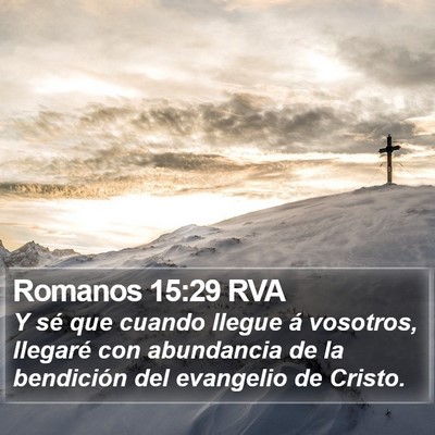 Romanos 15:29 RVA Bible Verse Image