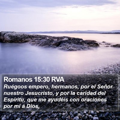 Romanos 15:30 RVA Bible Verse Image