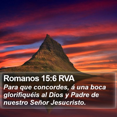 Romanos 15:6 RVA Bible Verse Image
