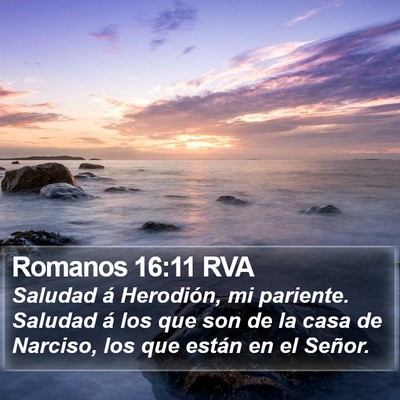 Romanos 16:11 RVA Bible Verse Image