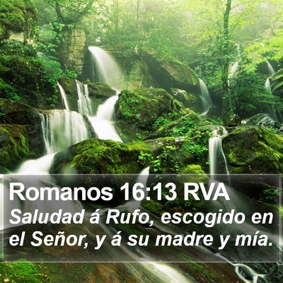 Romanos 16:13 RVA Bible Verse Image